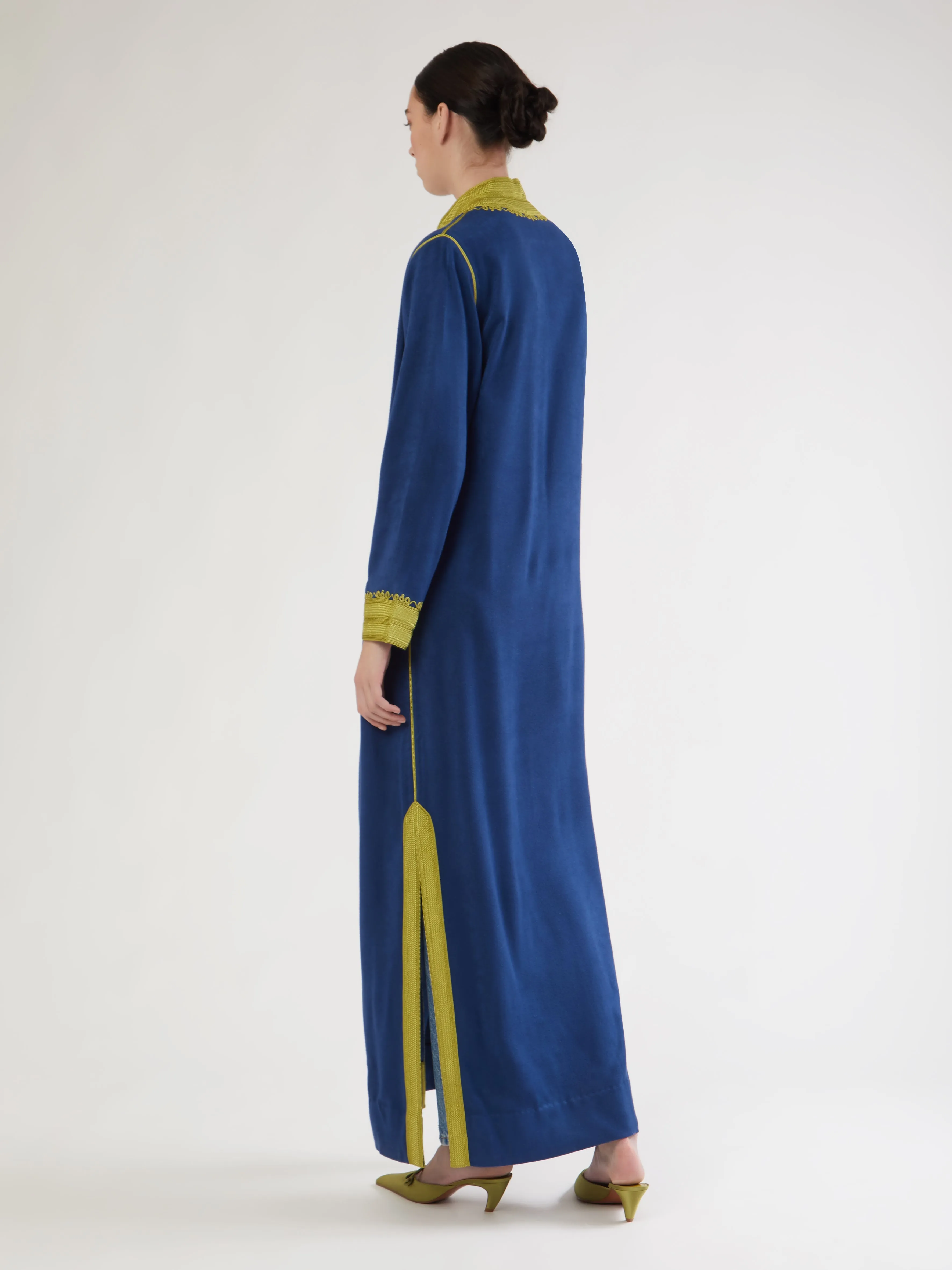 Moroccan long cashmere robe