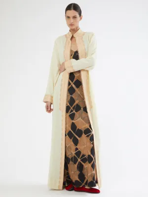 Moroccan long linen robe