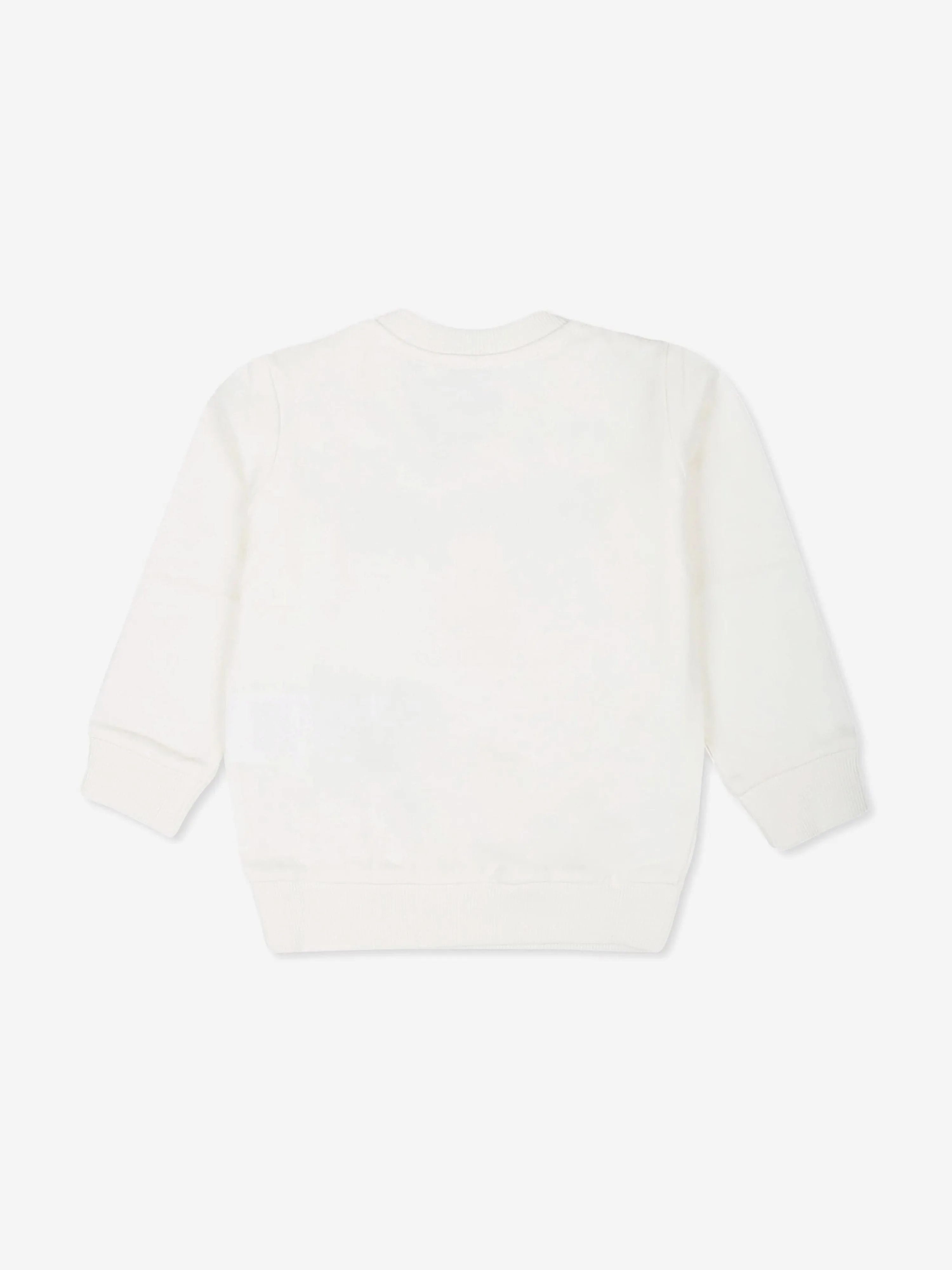 Moschino Baby Bear Logo Sweatshirt in Ivory