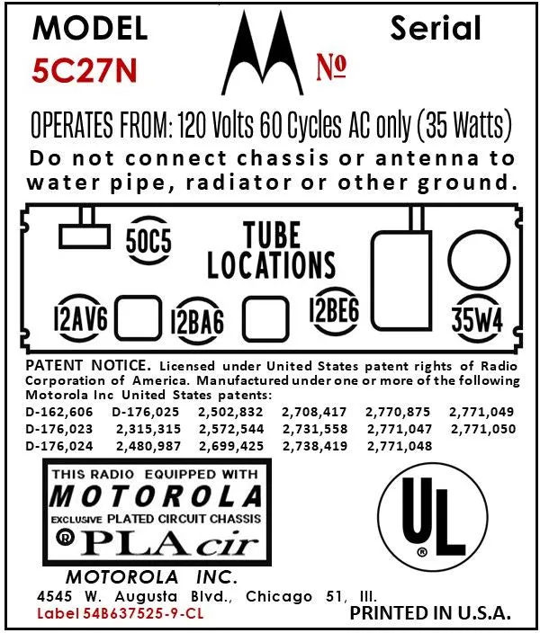 MOTOROLA-5C27N