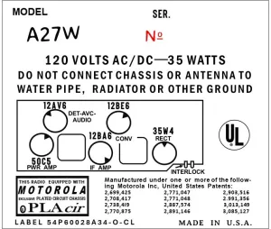 MOTOROLA-A27W