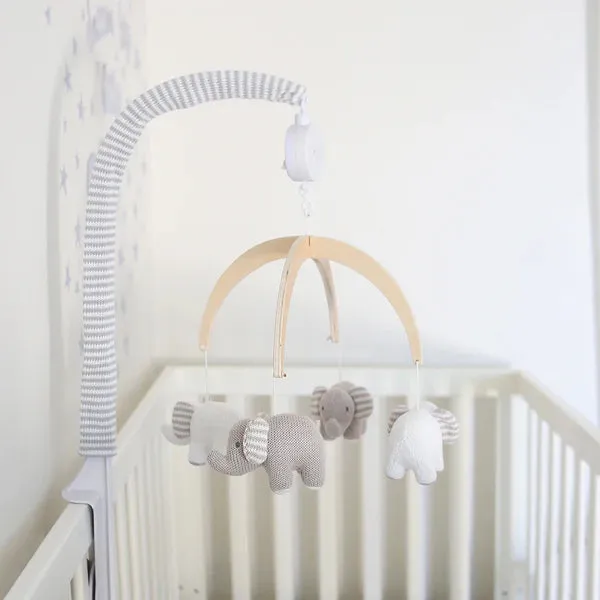 Musical Mobile Set - Elephants
