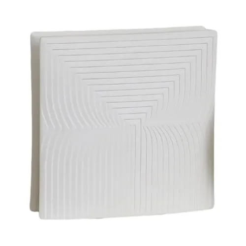 MYADDICTION Ceramic Vase Creative Flowers Container for Wedding Party Office Living Room Square