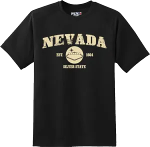 Nevada State Vintage Retro Hometown America Gift T Shirt New Graphic Tee