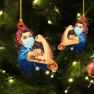 Nurse Wonder Woman - Shaped Ornament
