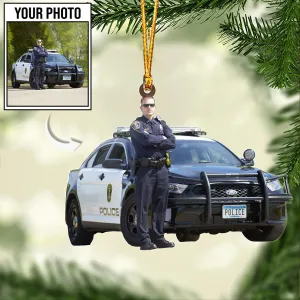 Officer Shaped Custom Photo Ornament