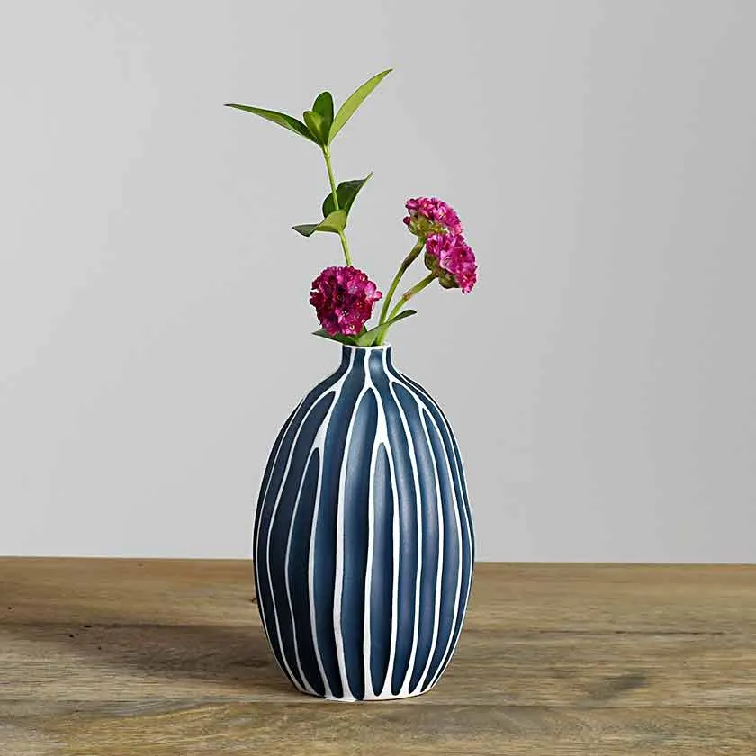 Organic Porcelain Bud Vase-Lg.