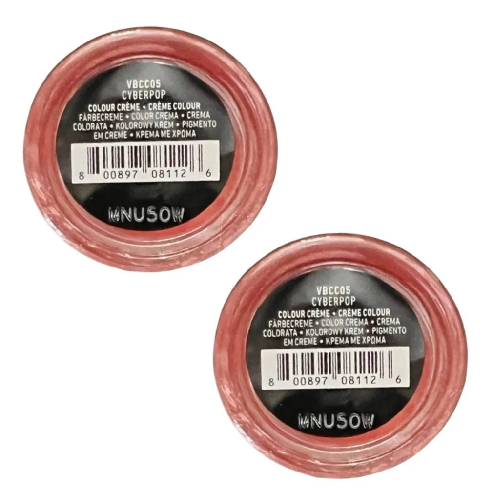 Pack of 2 NYX Vivid Brights Creme Colour Eye Colors, Cyberpop VBCC05