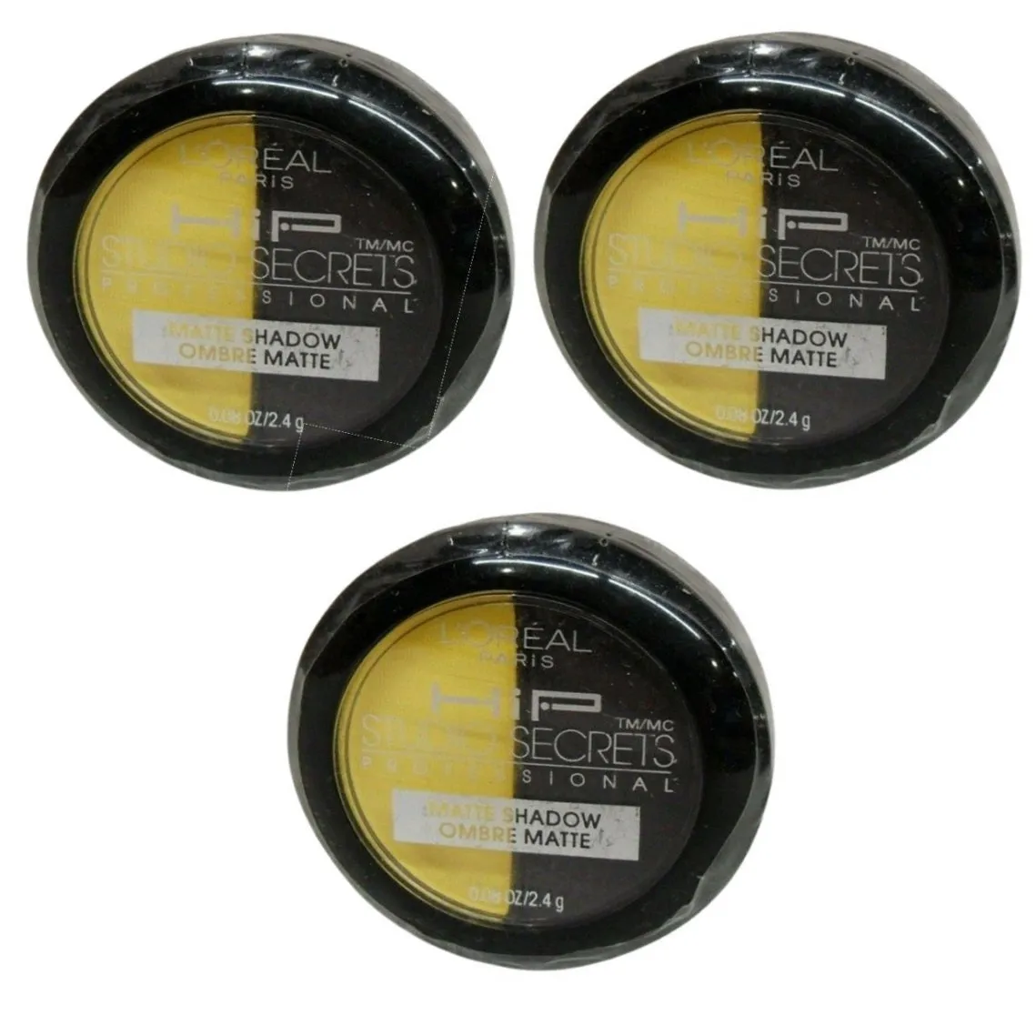Pack of 3 Loreal HIP Matte Shadow Duo, Striking 907