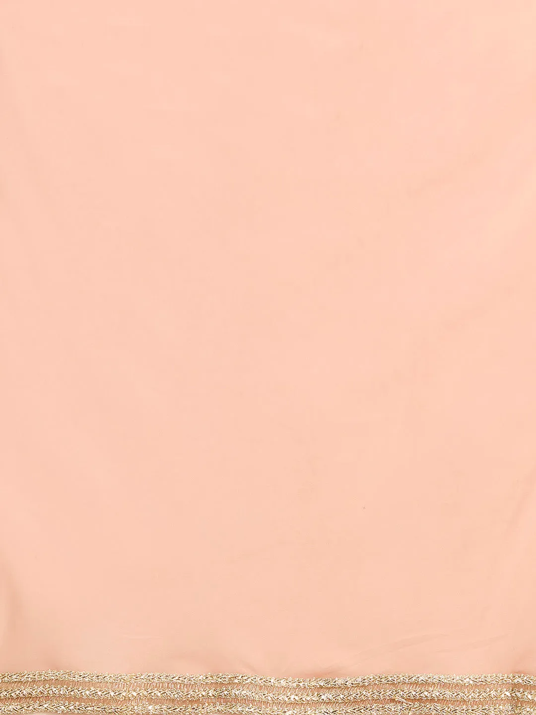Peach Kurta Set - Women Chanderi Silk Comfort Kurta Set with Dupatta - Zola