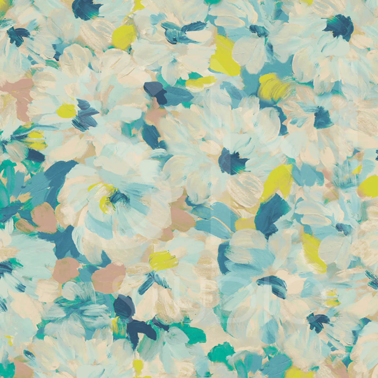 Pink lush floral surface pattern design