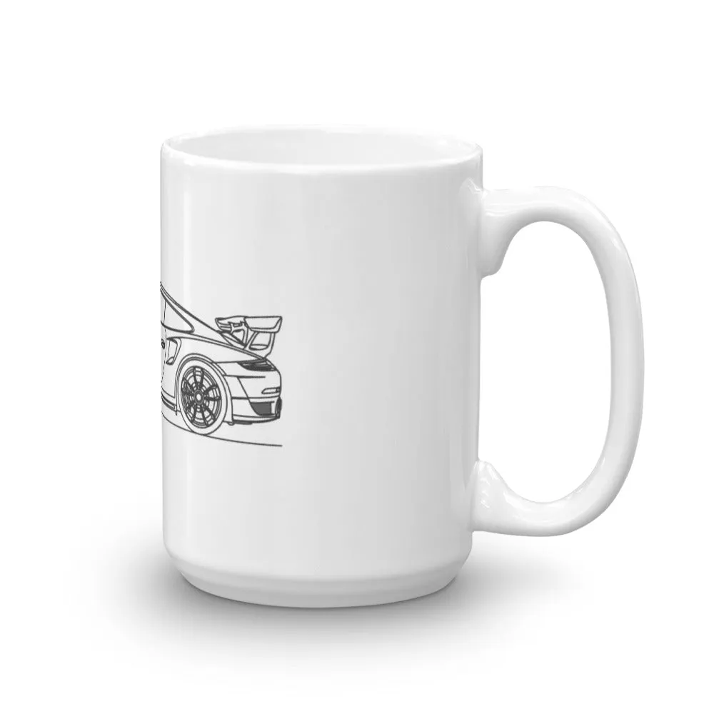 Porsche 911 991.2 GT2 RS silhouette Mug