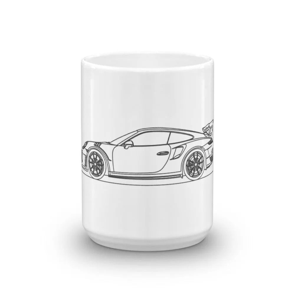 Porsche 911 991.2 GT2 RS silhouette Mug