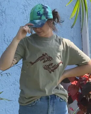 Port Jackson Shark Hand-Stamped T-Shirt - 100% Cotton