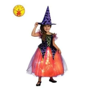 Purple And Orange Witch Costume Size M