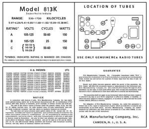 RCA-813K