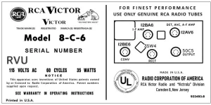 RCA-8C6