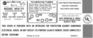 RCA-RFA11V