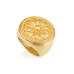 Rosette round seal ring