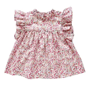 Sakura Smock Top - Forget Me Not Floral
