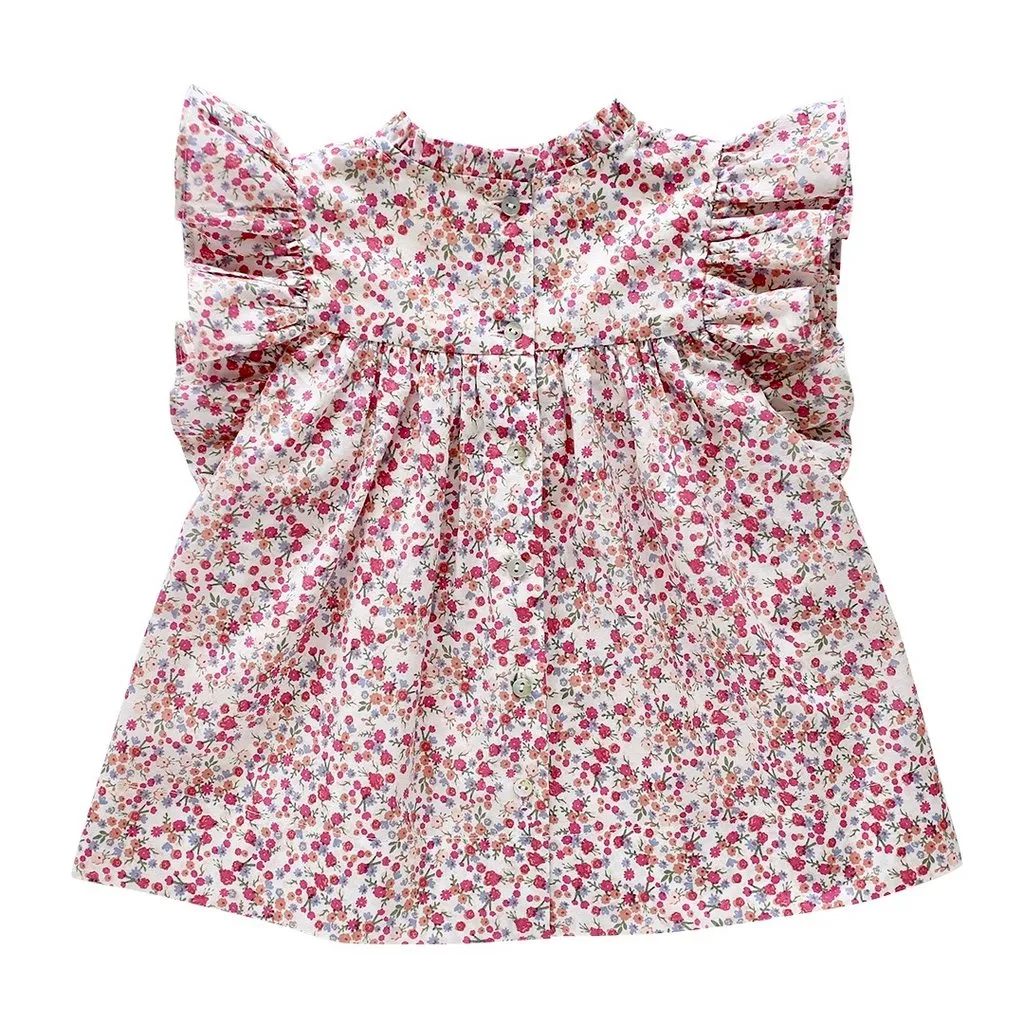 Sakura Smock Top - Forget Me Not Floral