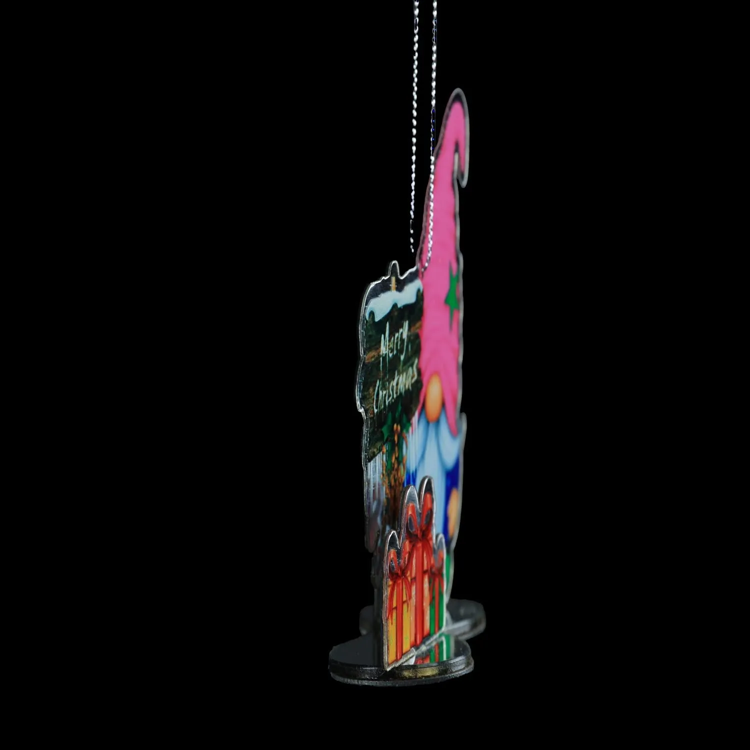 Santa Paint Mirror Hanging Decoration 1