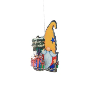 Santa Paint Mirror Hanging Decoration 2