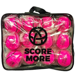 Score More Wall Ball Pink Size 4 12 Pack
