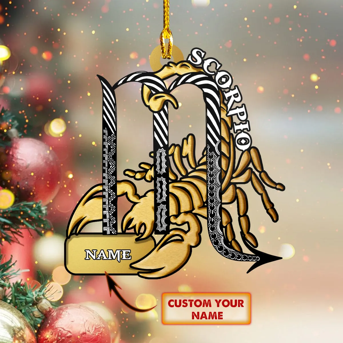 Scorpio - Shaped Ornament