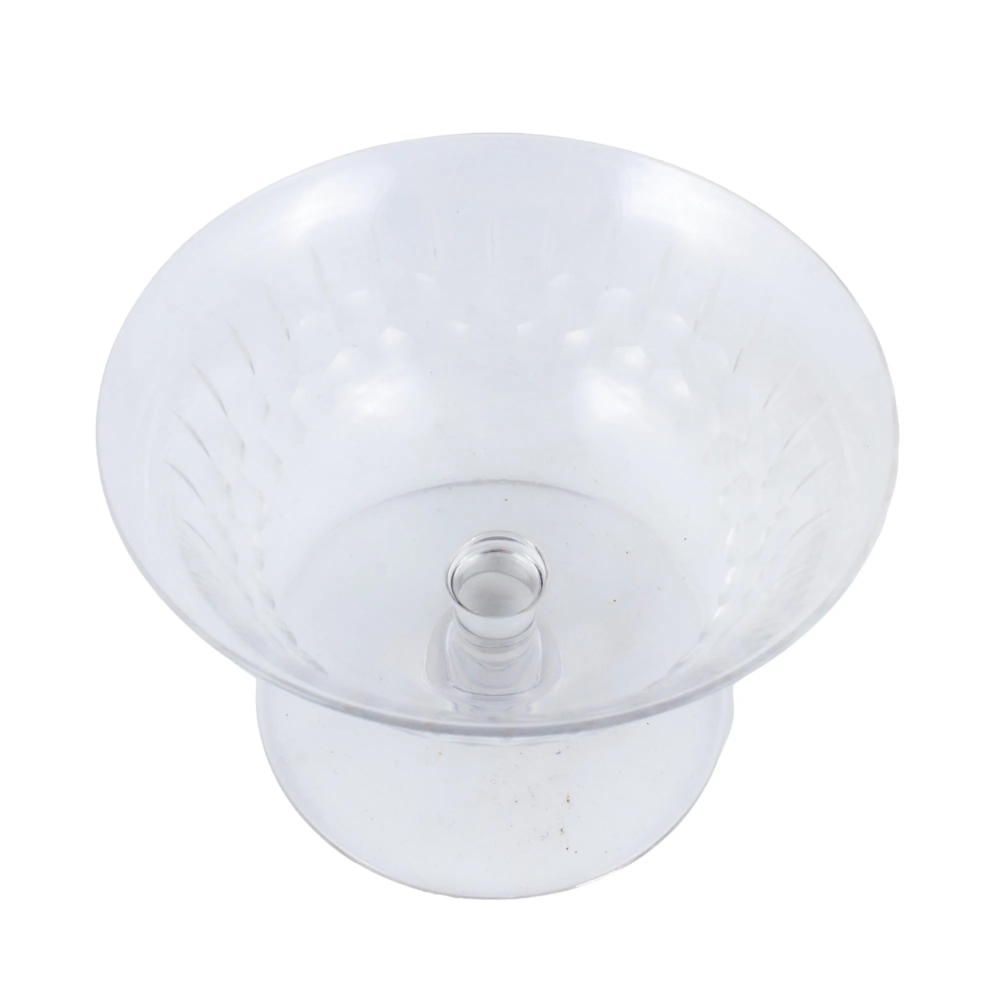 Set of Vintage French Crystal Champagne Coupes
