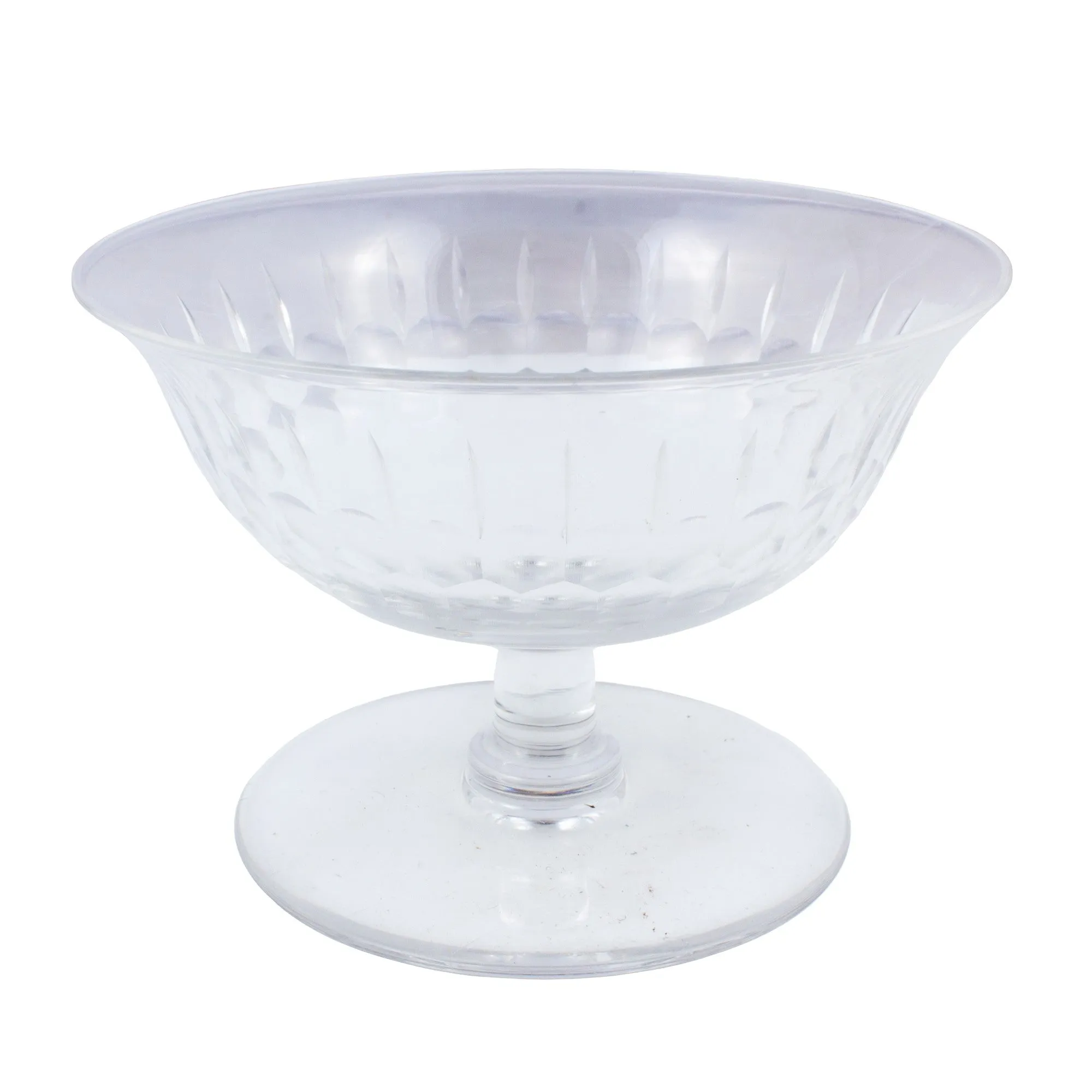 Set of Vintage French Crystal Champagne Coupes