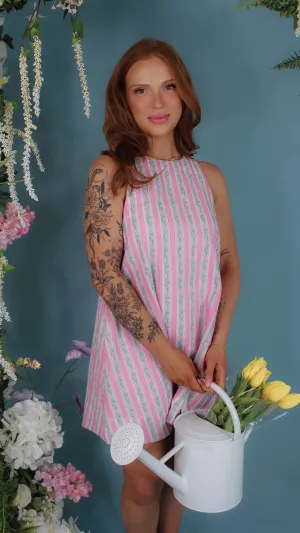 Shaina Pink Mini Dress