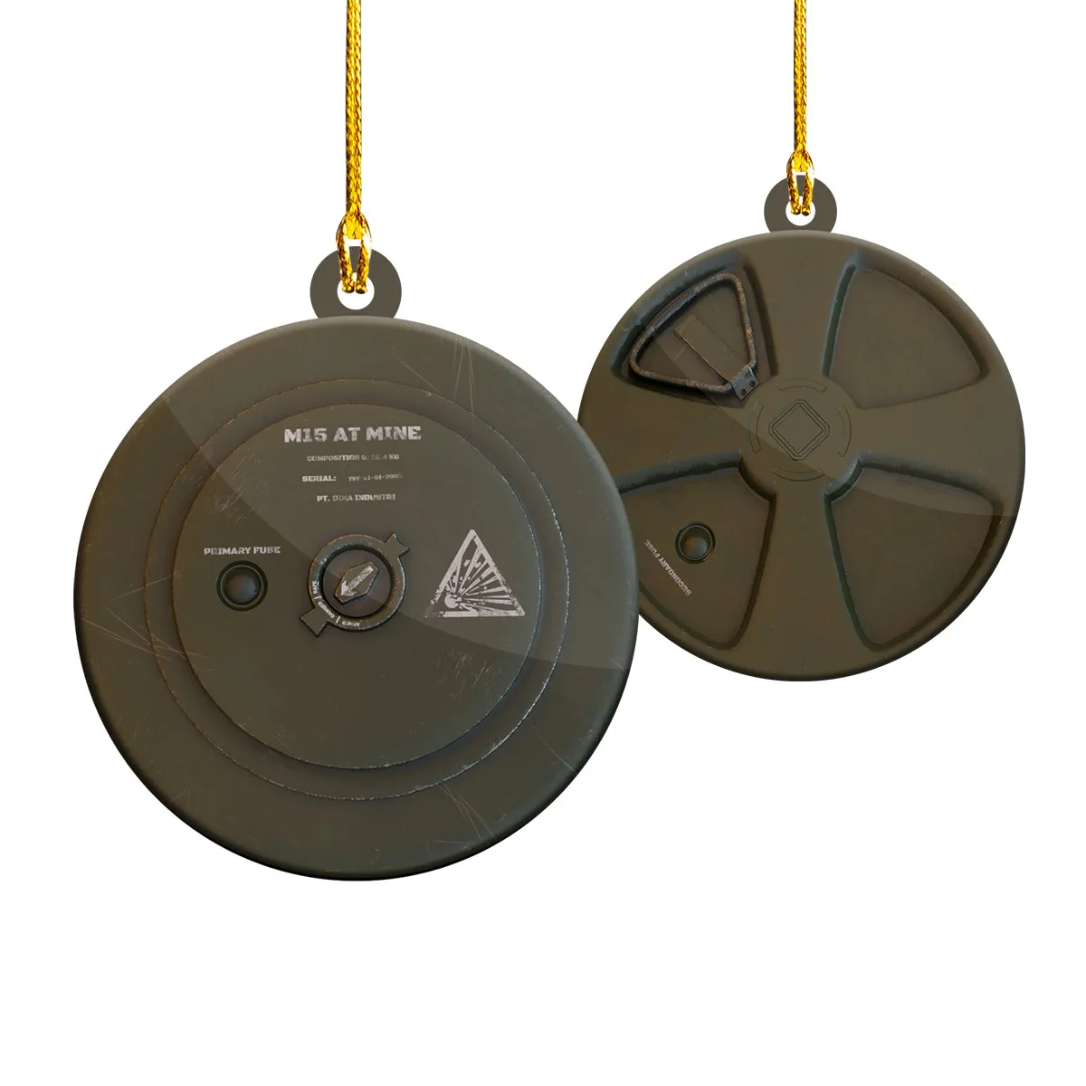 Shaped Ornament - M15 Anti Tank Mine - 074