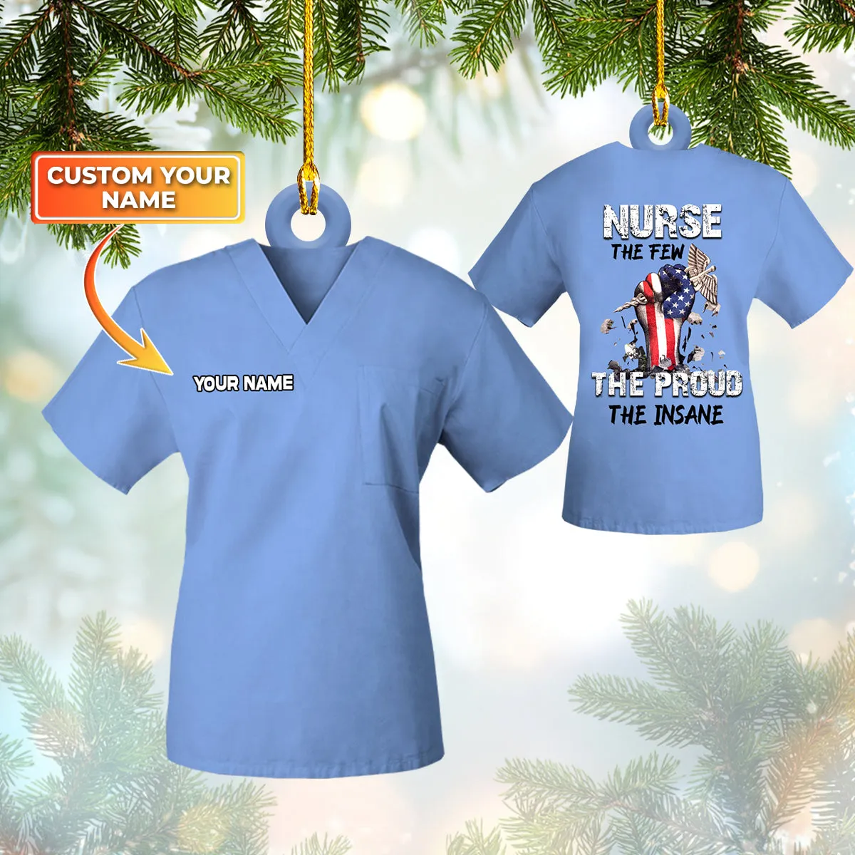 Shaped Ornament - Nurse