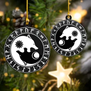 Shaped Ornament - Viking Wolf