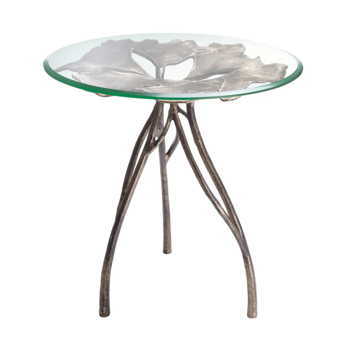 Side Table Poseidon - Vintage Brass Finish