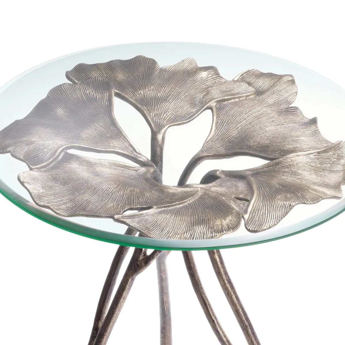 Side Table Poseidon - Vintage Brass Finish