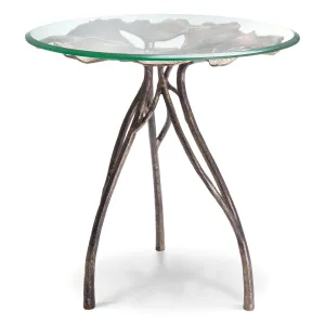 Side Table Poseidon - Vintage Brass Finish
