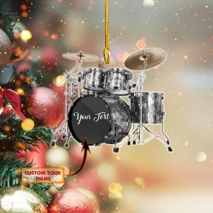 Silver Drum - Shaped Ornament 86