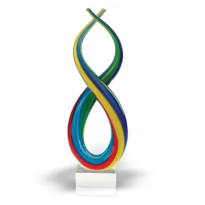 Spectrum Glass Centerpiece