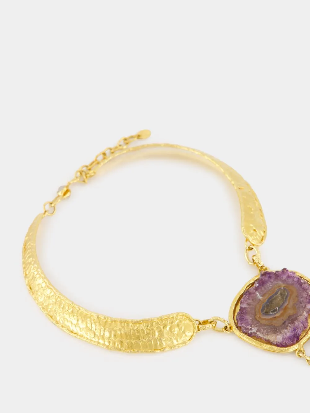 Stones Gold Necklace Pendant