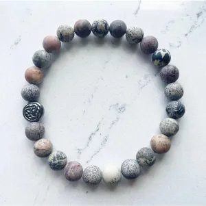STRESS RELIEF BRACELET  - PURPLE LOTUS