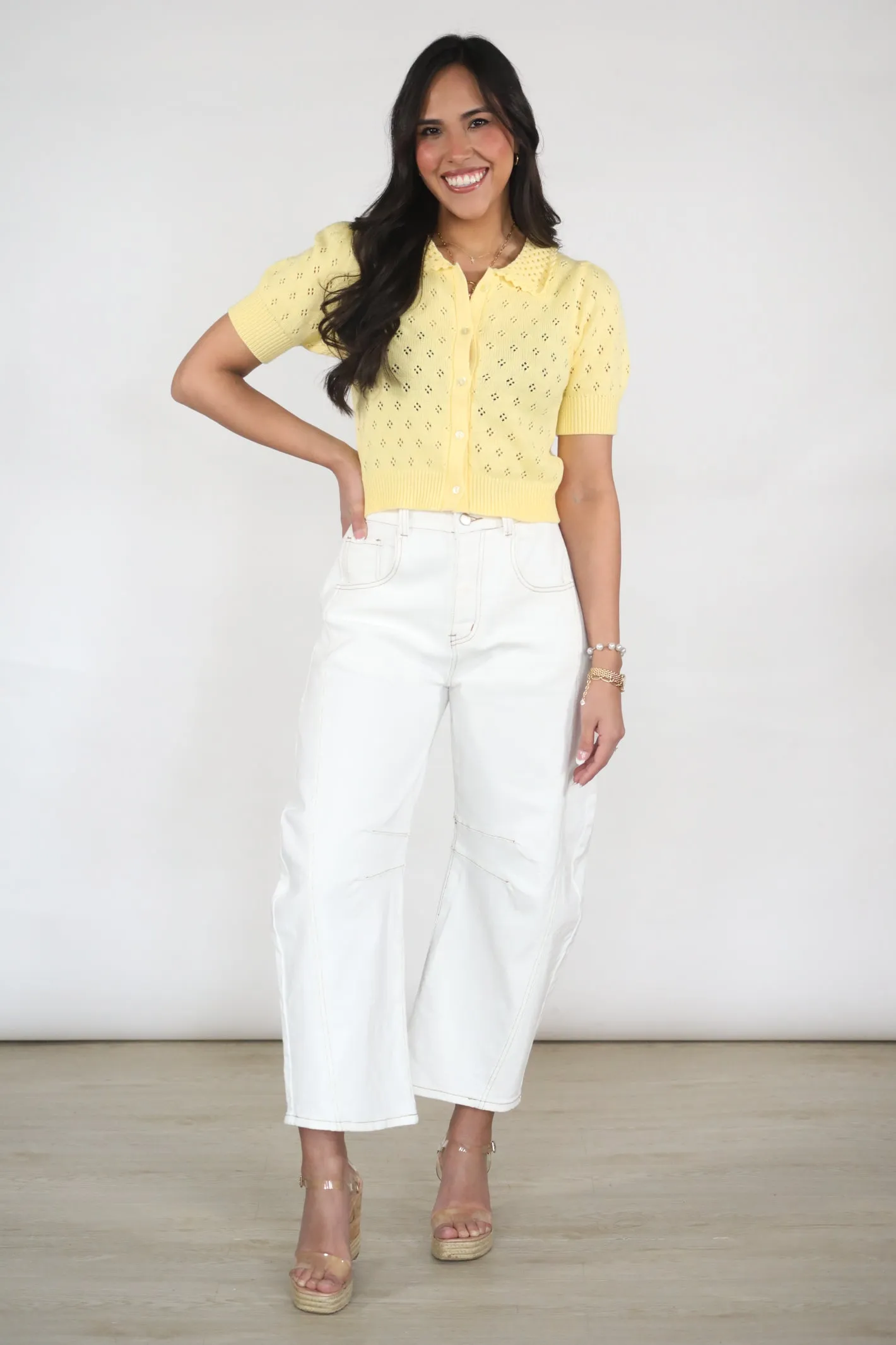 Sunshine Charm Knit Cardigan