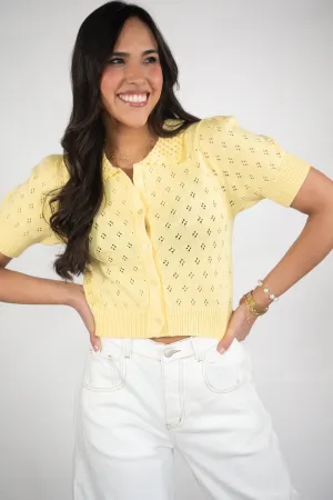 Sunshine Charm Knit Cardigan