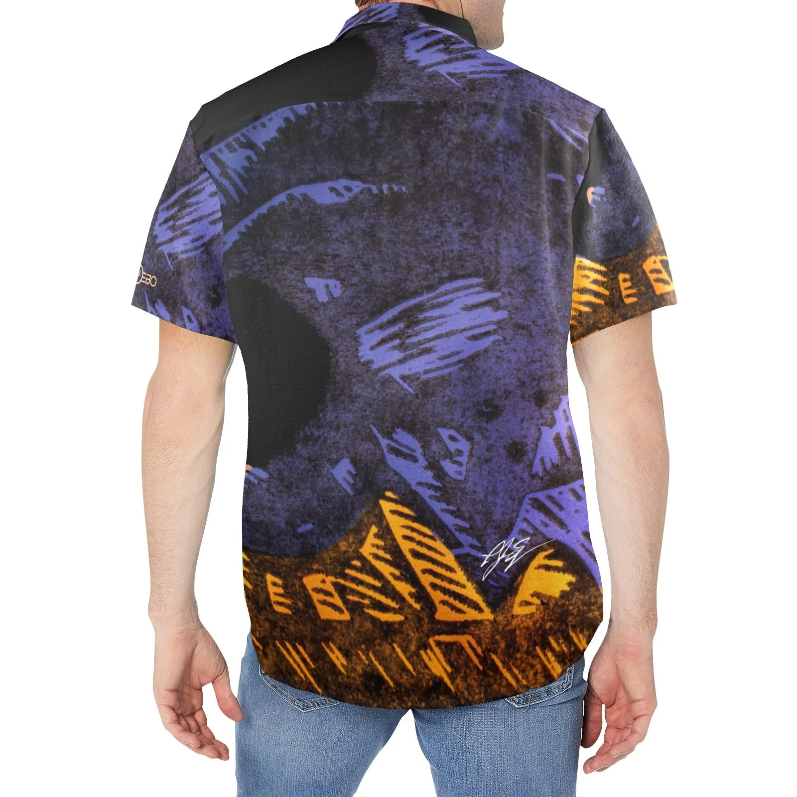 Sympathetic Magic: Veils Men's Crinkle Short Sleeve Shirt