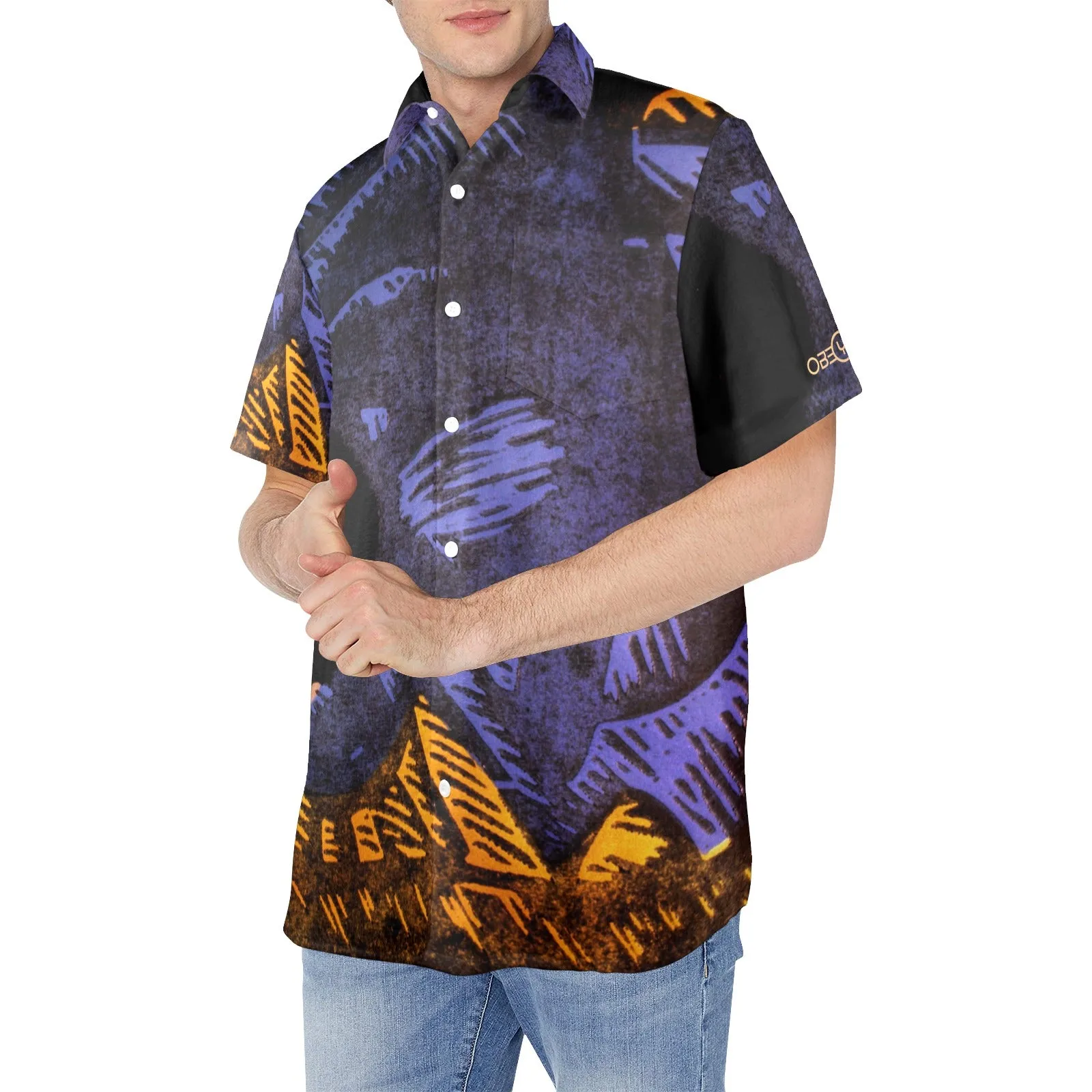 Sympathetic Magic: Veils Men's Crinkle Short Sleeve Shirt