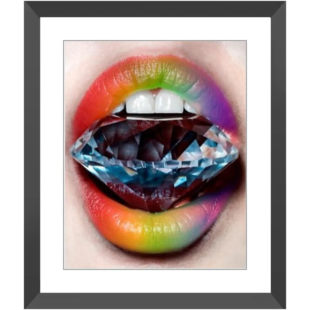 Technicolor Love Framed Print Set