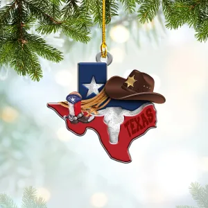 Texas - Shaped Ornament 05