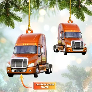 Trucker 5 - Shaped Ornament