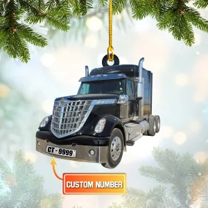 Trucker 5 - Shaped Ornament